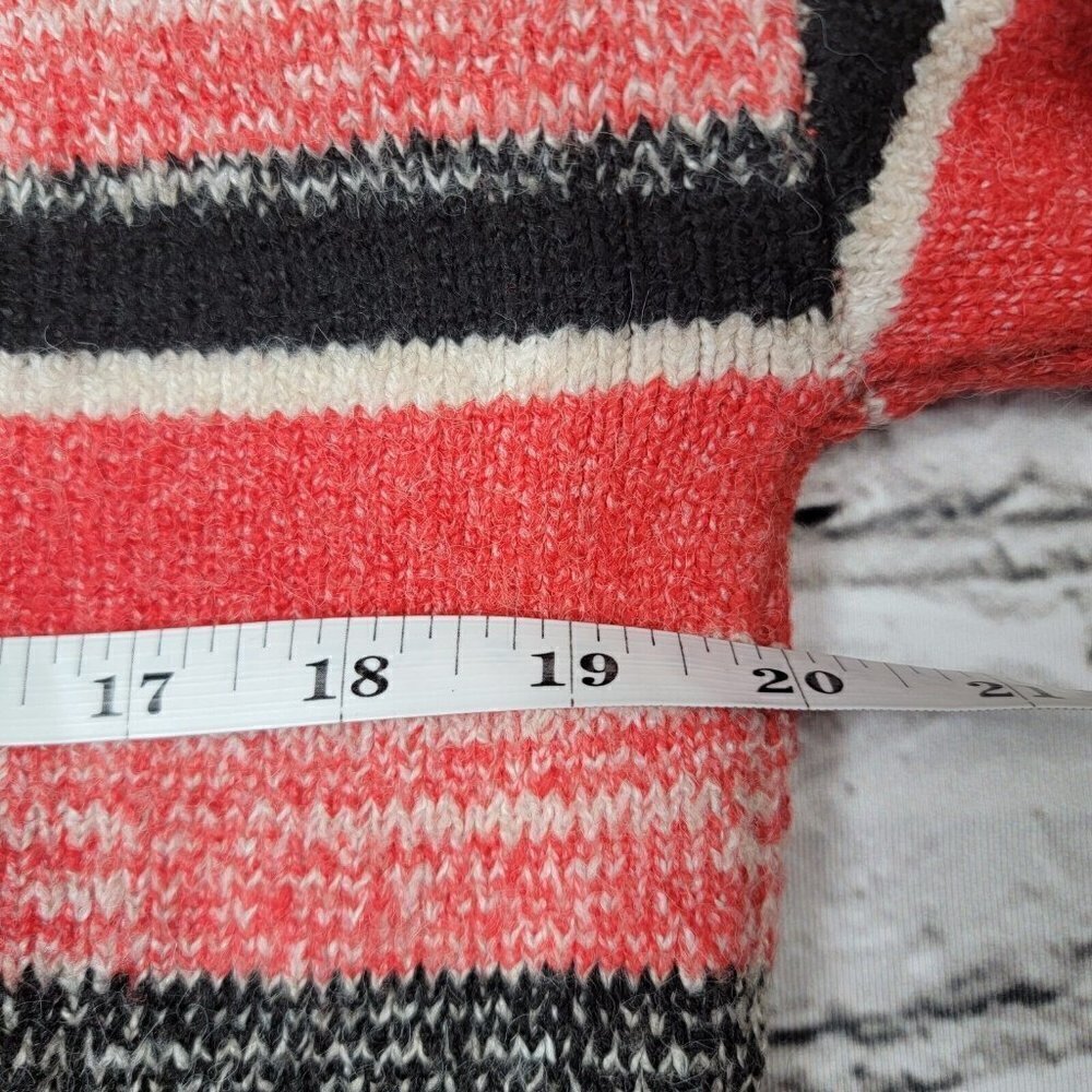 Bp Crop Cardigan Sweater In Black Marl Stripe Multicolor NWT Size S - Picture 9 of 11